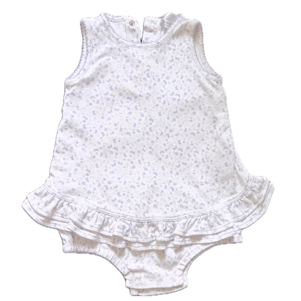 Kissy kissy Pima cotton bubble onesie